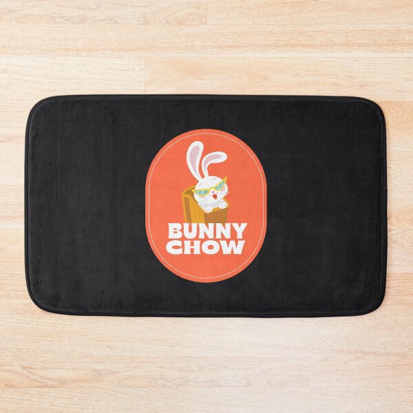Item preview, Red Bunny Chow Typographic Sticker designed and sold by AsteriskHouse.