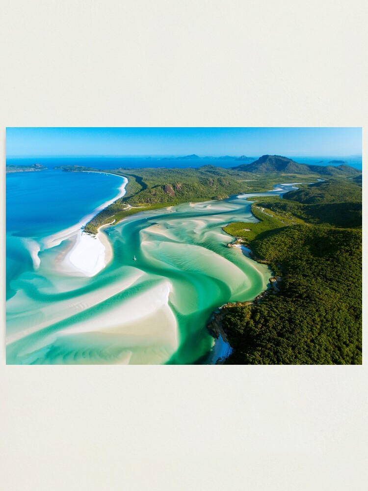 Alternate view of Hill Inlet, Queensland Photographic Print