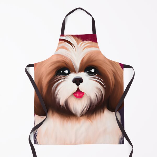 Item preview, Cute Shih Tzu Puppy, cartoon drawing, Ai Generated Art designed and sold by ACC .