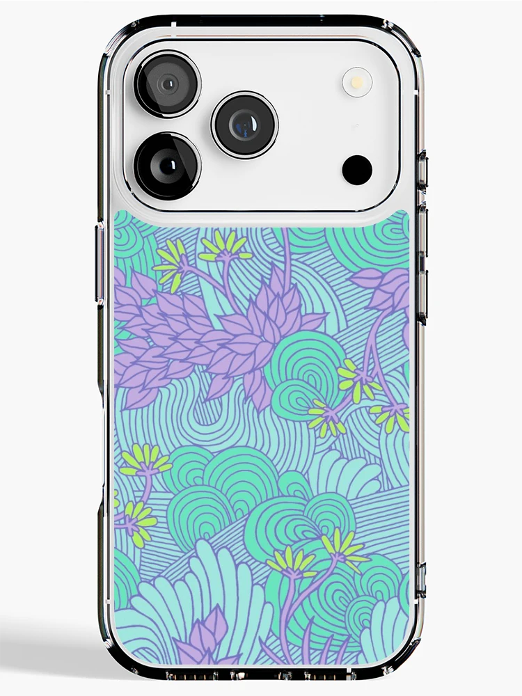 Thumbnail 1 of 5, iPhone Case, Floral pattern designed and sold by What Ever.
