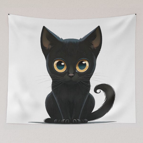 Item preview, Tonkinese cat | Black shorthair cat | Tonkinese crossbreed  designed and sold by Broskan.