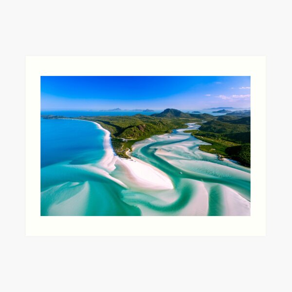 Hill Inlet - Whitsundays Queensland, Australia Art Print
