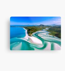 Hill Inlet - Whitsundays Queensland, Australia Metal Print