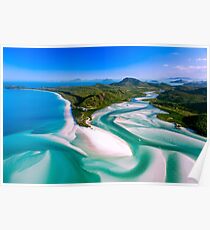 Hill Inlet - Whitsundays Queensland, Australia Poster
