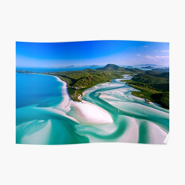 Hill Inlet - Whitsundays Queensland, Australia Poster