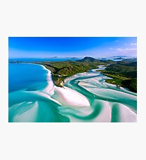 Hill Inlet - Whitsundays Queensland, Australia Photographic Print