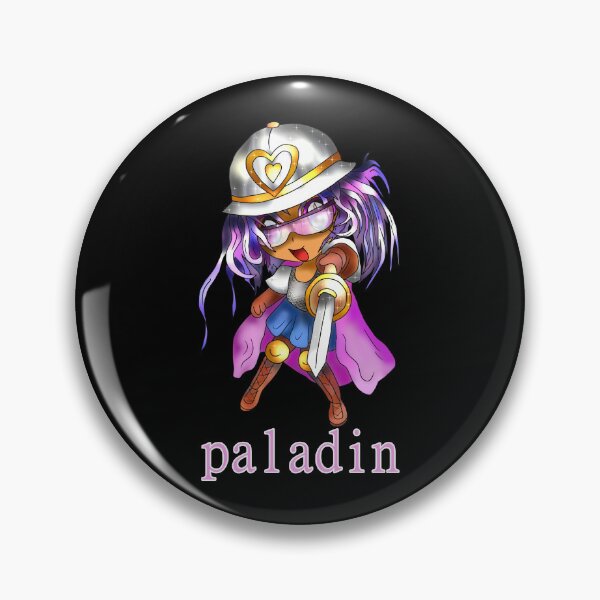 Item preview, dnd paladin in pink designed and sold by CuisineCat.