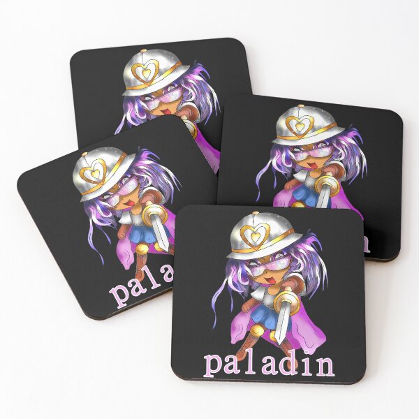 Item preview, dnd paladin in pink designed and sold by CuisineCat.