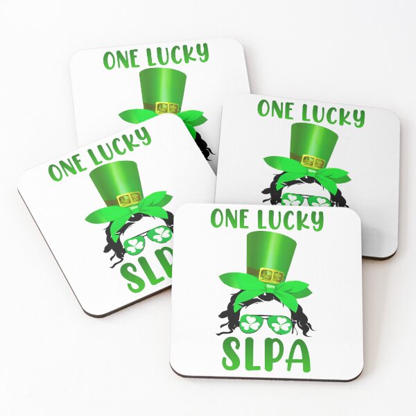 Item preview, St Patricks Day One Lucky Slpa Messy Bun St Paddys Irish Hat Gift designed and sold by TMelonShop.