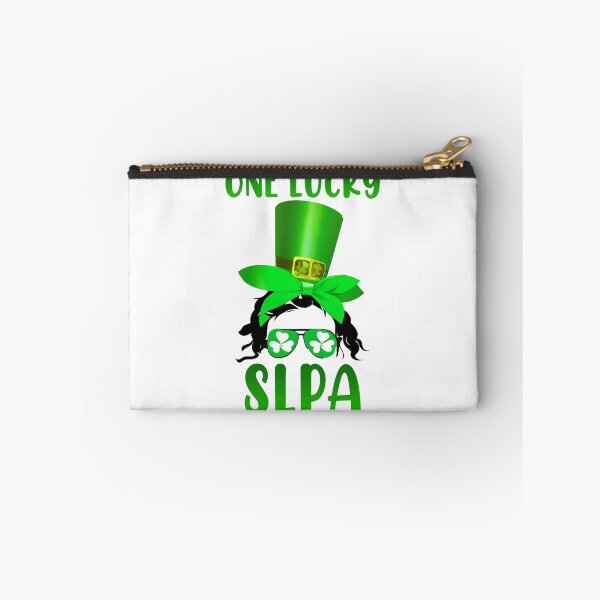 Item preview, St Patricks Day One Lucky Slpa Messy Bun St Paddys Irish Hat Gift designed and sold by TMelonShop.