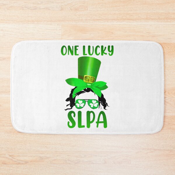 Item preview, St Patricks Day One Lucky Slpa Messy Bun St Paddys Irish Hat Gift designed and sold by TMelonShop.
