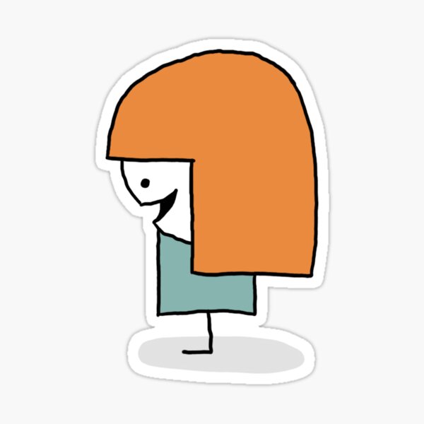 Personnage féminin Sticker