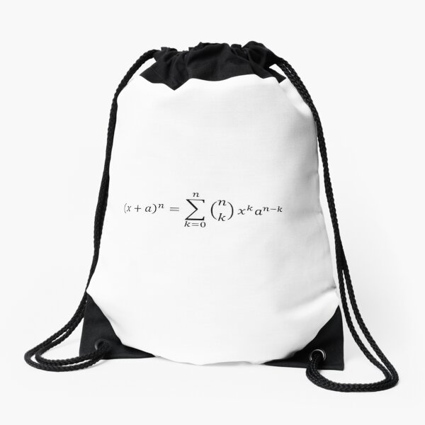(x+a)^n Drawstring Bag