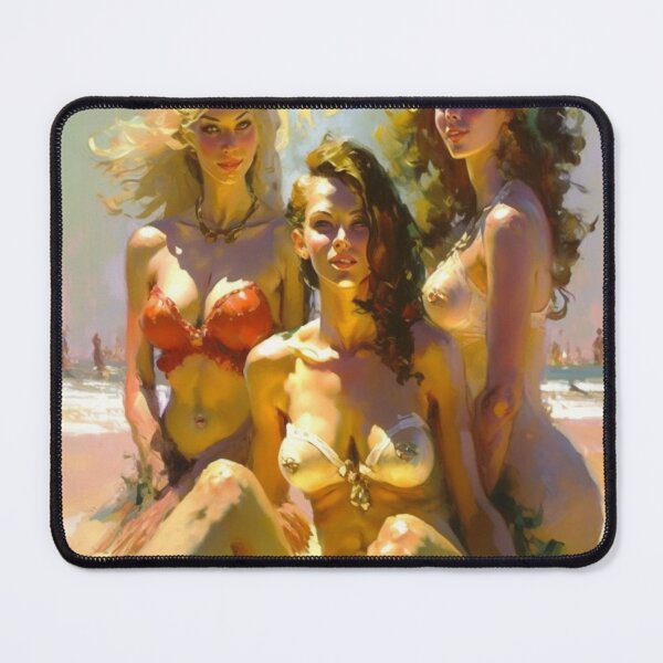 Item preview, women on the beach drawing designed and sold by Olivier Dean.