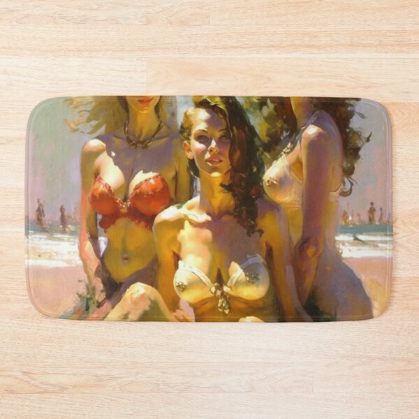 Item preview, women on the beach drawing designed and sold by Olivier Dean.