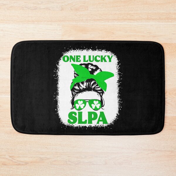 Item preview, St Patricks Day One Lucky Slpa Messy Bun Bleached Ireland Gift designed and sold by TMelonShop.