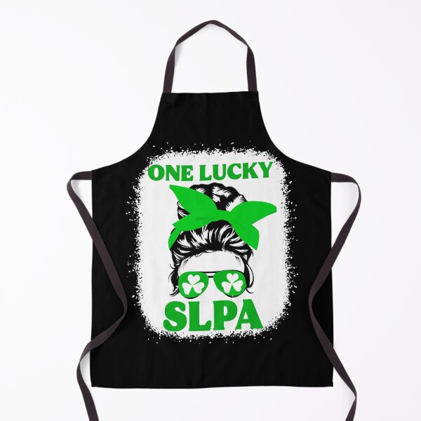 Item preview, St Patricks Day One Lucky Slpa Messy Bun Bleached Ireland Gift designed and sold by TMelonShop.