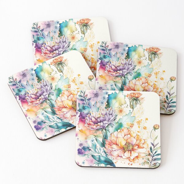 Item preview, Beautiful Summer Meadow. Vivid Colors. Watercolor Floral Surface Art. designed and sold by LotusBlanc.