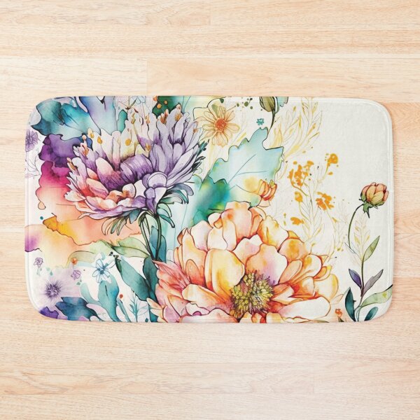 Item preview, Beautiful Summer Meadow. Vivid Colors. Watercolor Floral Surface Art. designed and sold by LotusBlanc.