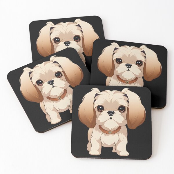 Item preview, Cute Shih Tzu Puppy, cartoon drawing, Ai Generated Art  designed and sold by ACC .