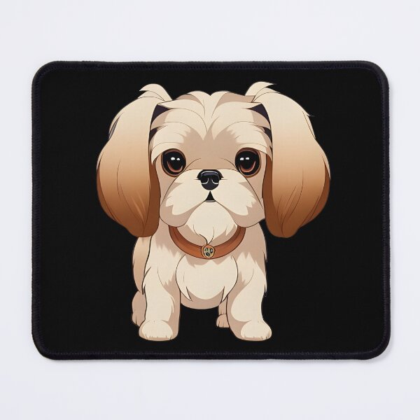 Item preview, Cute Shih Tzu Puppy, cartoon drawing, Ai Generated Art designed and sold by ACC .