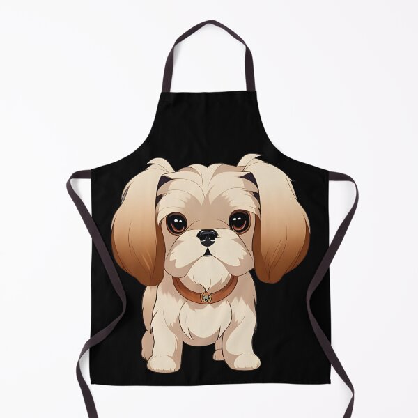 Item preview, Cute Shih Tzu Puppy, cartoon drawing, Ai Generated Art designed and sold by ACC .