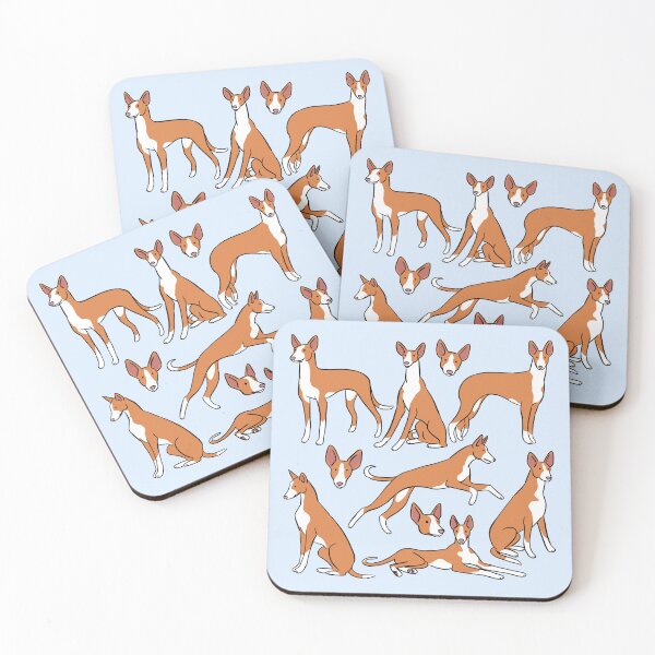 Item preview, Ibizan hound cute illustration pattern  designed and sold by Yarafantasyart.
