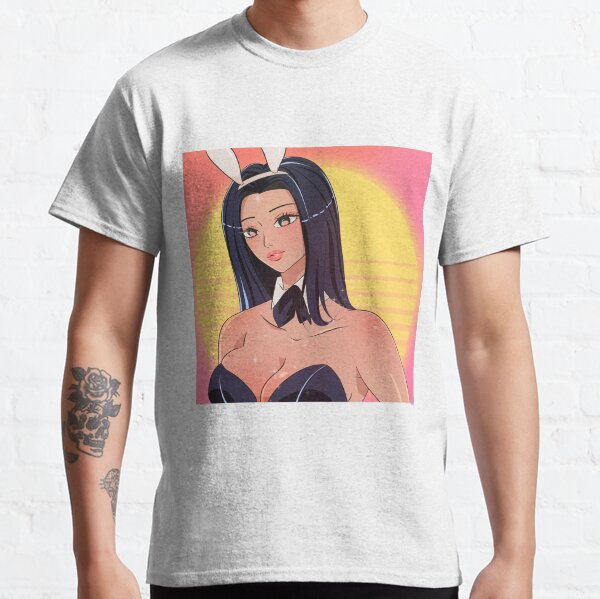 Synthwave-Kostüm für Manga-Mädchen Classic T-Shirt