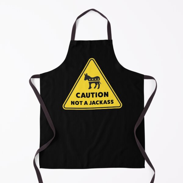Item preview, Caution, Not a Liberal (Jackass) - Anti Woke - Funny Republican / Conservative Stickers designed and sold by WeAreRightStore.