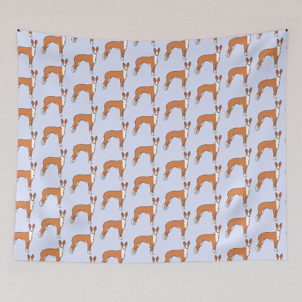 Item preview, Ibizan hound cute illustration designed and sold by Yarafantasyart.