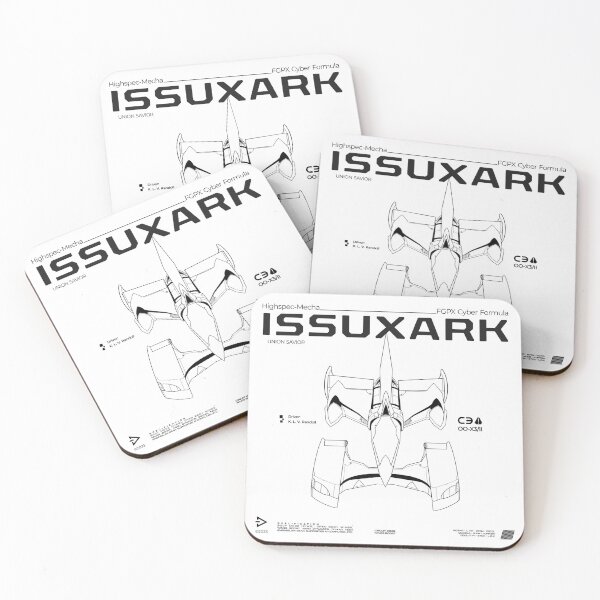 Item preview, Cyber Formula : Union Savior Issuxark 00-X3/ii line art illustration with urban graphic design designed and sold by efiik.