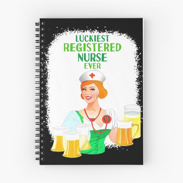 Item preview, St Patricks Day Luckiest Registered Nurse Ever Beer Bleached Gift designed and sold by TMelonShop.