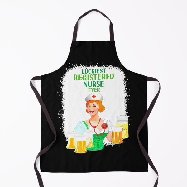 Item preview, St Patricks Day Luckiest Registered Nurse Ever Beer Bleached Gift designed and sold by TMelonShop.