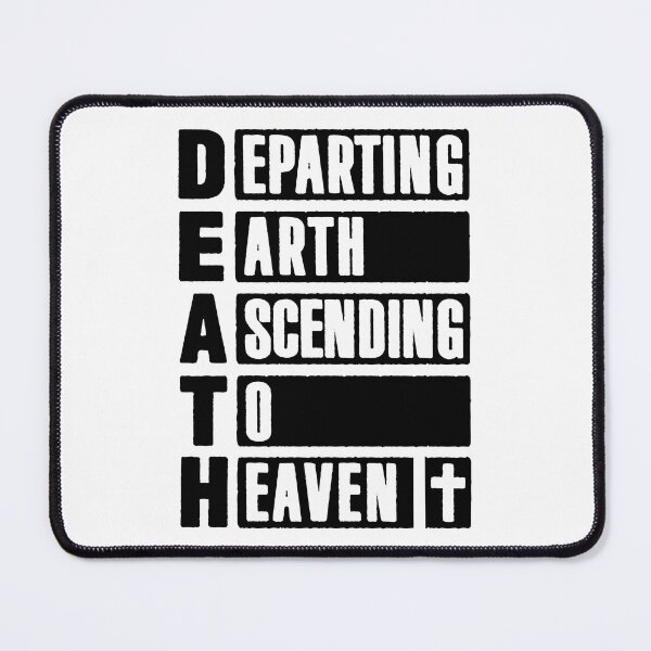 Item preview, DEATH - Departing Earth Ascending To Heaven designed and sold by plushism.