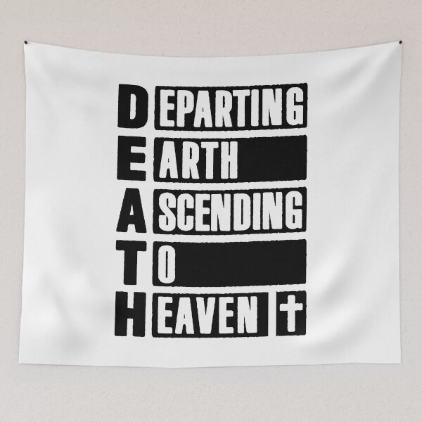 Item preview, DEATH - Departing Earth Ascending To Heaven designed and sold by plushism.