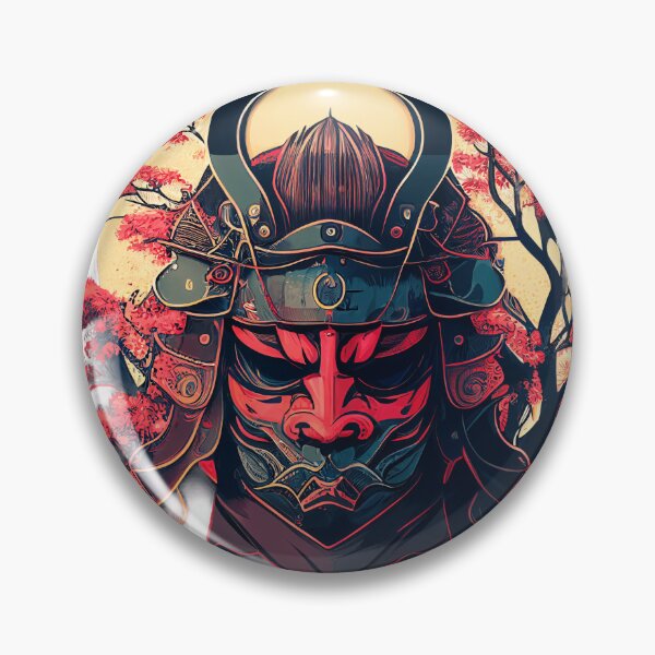 Item preview, japanese samurai mask designed and sold by Deluzion.