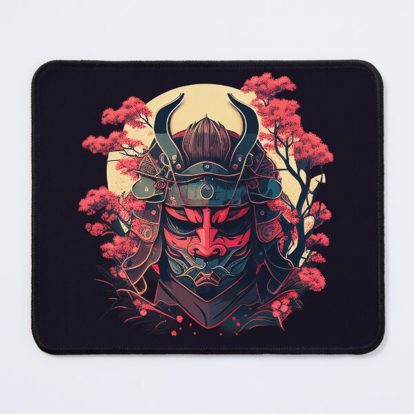 Item preview, japanese samurai mask designed and sold by Deluzion.