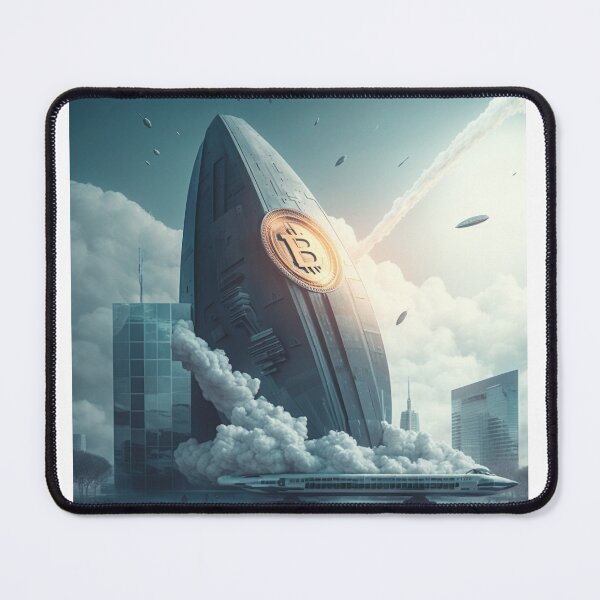 Item preview, Bitcoin spaceship takes off designed and sold by FRSquare.