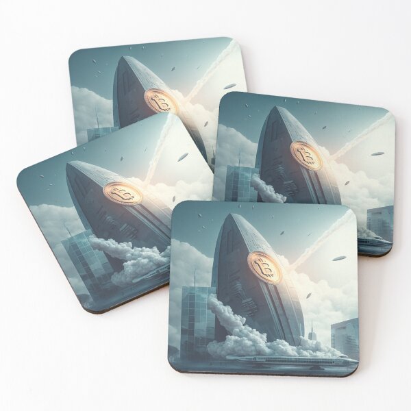 Item preview, Bitcoin spaceship takes off designed and sold by FRSquare.