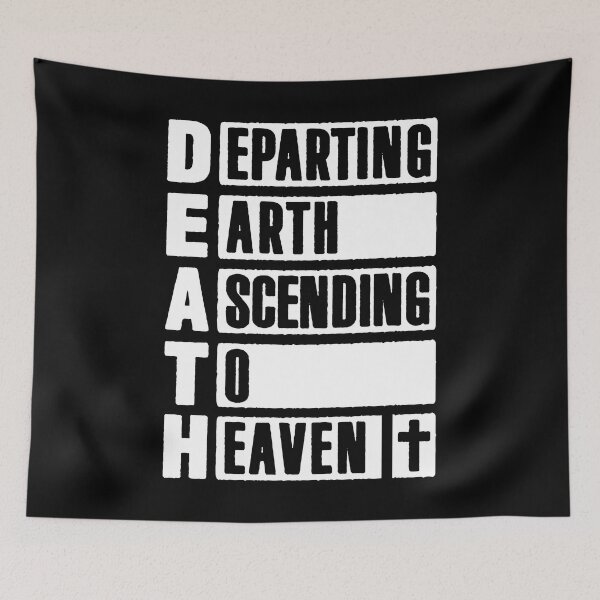 Item preview, DEATH - Departing Earth Ascending To Heaven designed and sold by plushism.