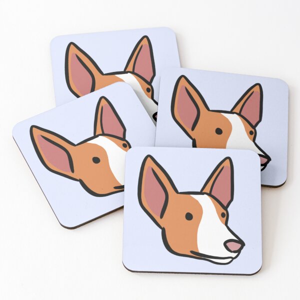 Item preview, Ibizan hound cute illustration designed and sold by Yarafantasyart.