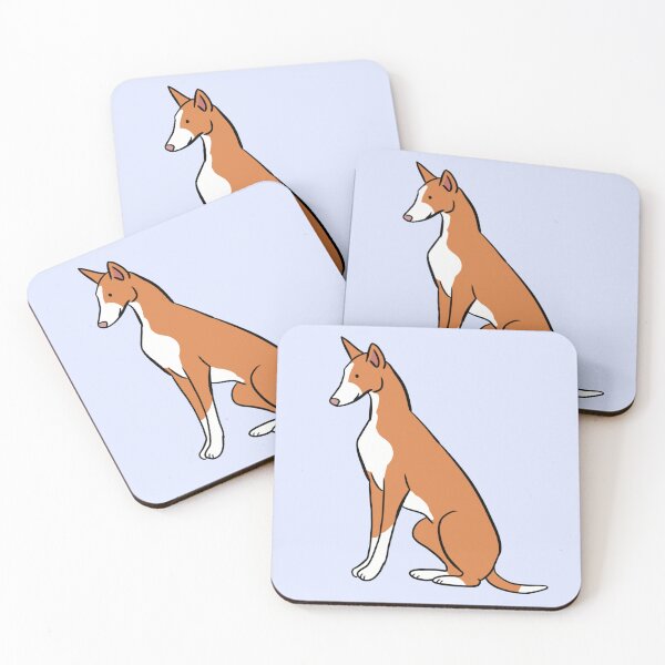 Item preview, Ibizan hound cute illustration designed and sold by Yarafantasyart.