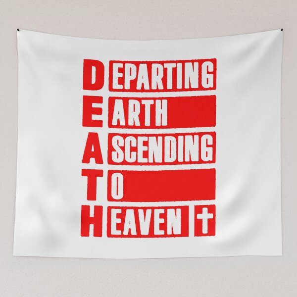 Item preview, DEATH - Departing Earth Ascending To Heaven designed and sold by plushism.