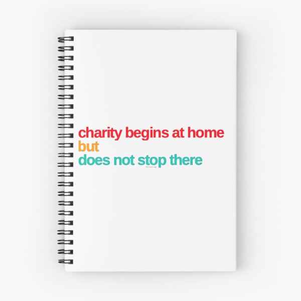 Item preview, Charity begins at home but does not stop there designed and sold by weavernap.