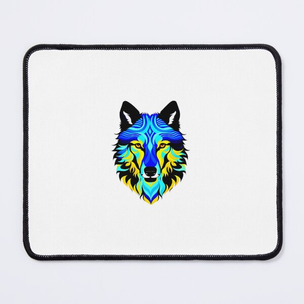 Item preview, Blue glowinng wolf designed and sold by Fantasticworld.