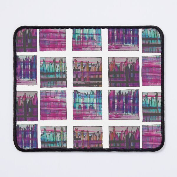 Item preview,  Liminal Space in Pink, Light Blue and Purple through 6 windows designed and sold by BlackArtichoke.