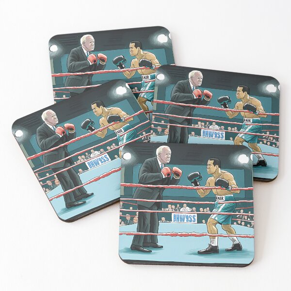 Item preview, Joe Biden and Xi Jinping in Boxing Ring Comic Style Artwork designed and sold by FRSquare.