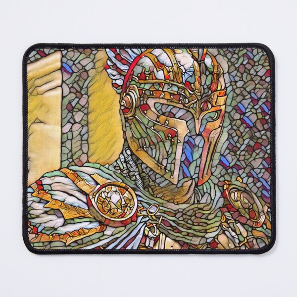 Item preview, Warrior Stained Glass Fan Art designed and sold by Namsus-Printing.