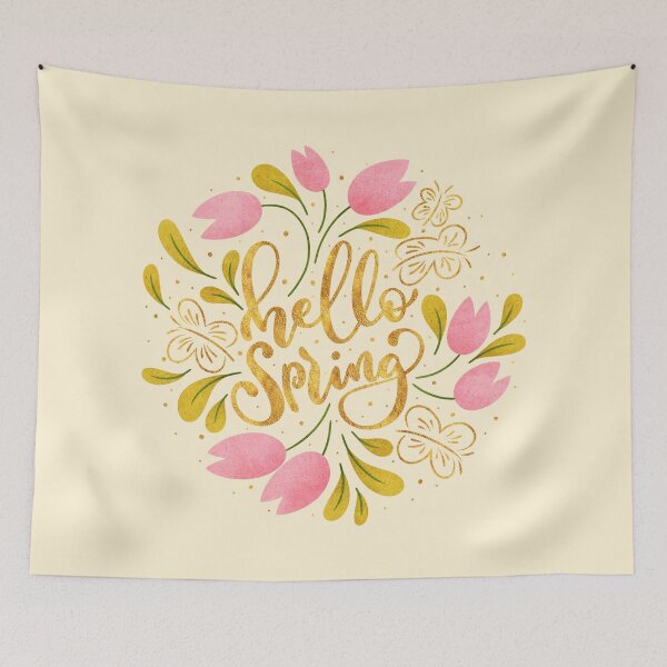Item preview, Hello Spring Wreath designed and sold by RebeccaFlaherty.
