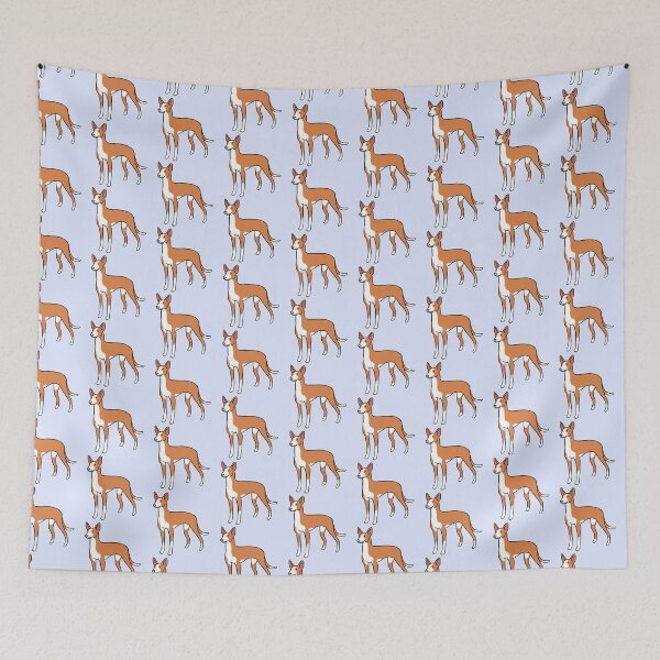 Item preview, Ibizan hound cute illustration designed and sold by Yarafantasyart.